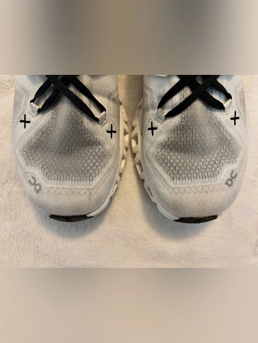 On Cloud X 3 Training Running Shoes - White/Black Women's 9